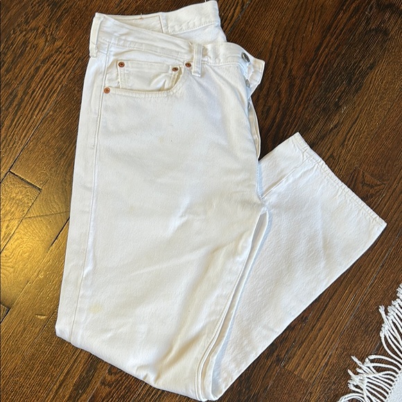 White Denim Jeans - Picture 1 of 5